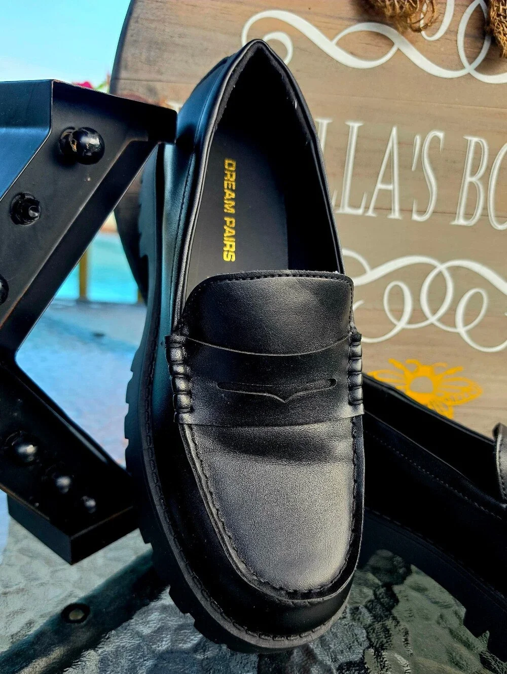 DREAM PAIRS Women's Platform Loafers